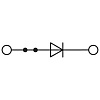 UPT - клеммы Push-in UPT-2.5-DIO/L-R-GY